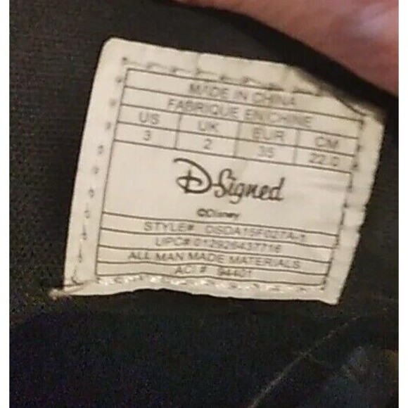DISNEY D signed girls studded boots SIZE 3 - Picture 5 of 5